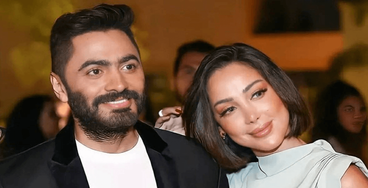 طلاق تامر حسني وبسمة بوسيل