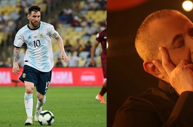 هدية خاصة من جورج وسوف إلى ميسي وهكذا تلقاها الأخير