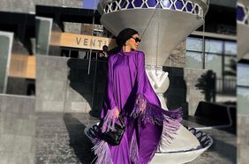 كيف نختار فساتين سهرة لون بنفسجي؟