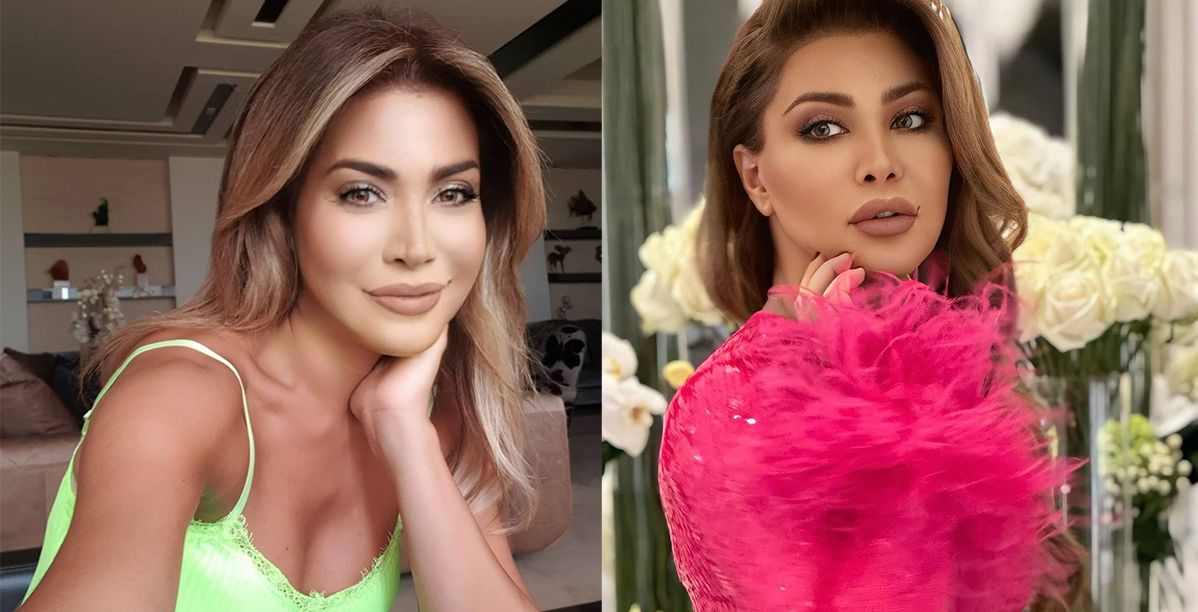 نوال الزغبي قبل وبعد faceapp