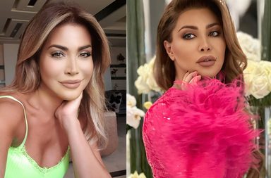 نوال الزغبي قبل وبعد faceapp