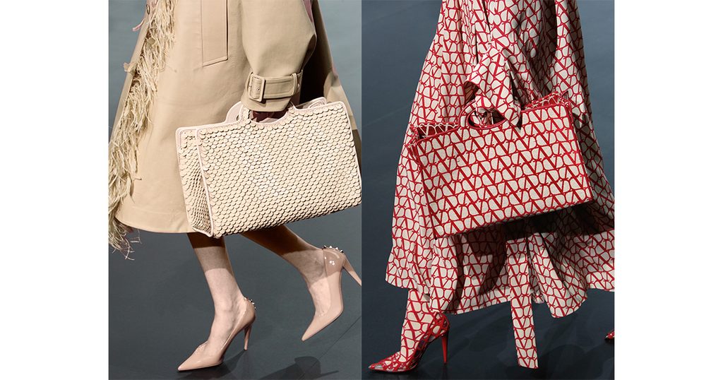 تصاميم شنط فالنتينو الجديدة