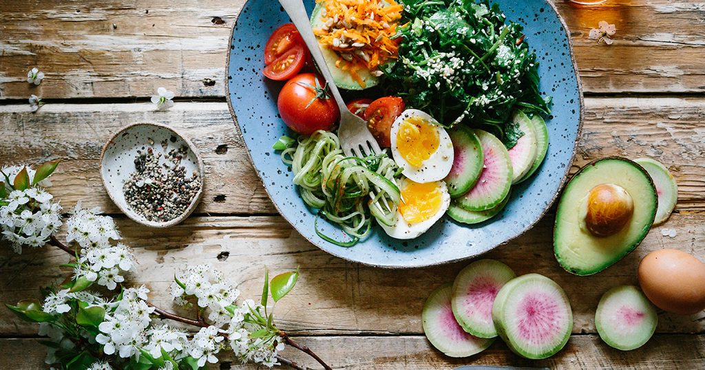 جدول نظام غذائي صحي يومي