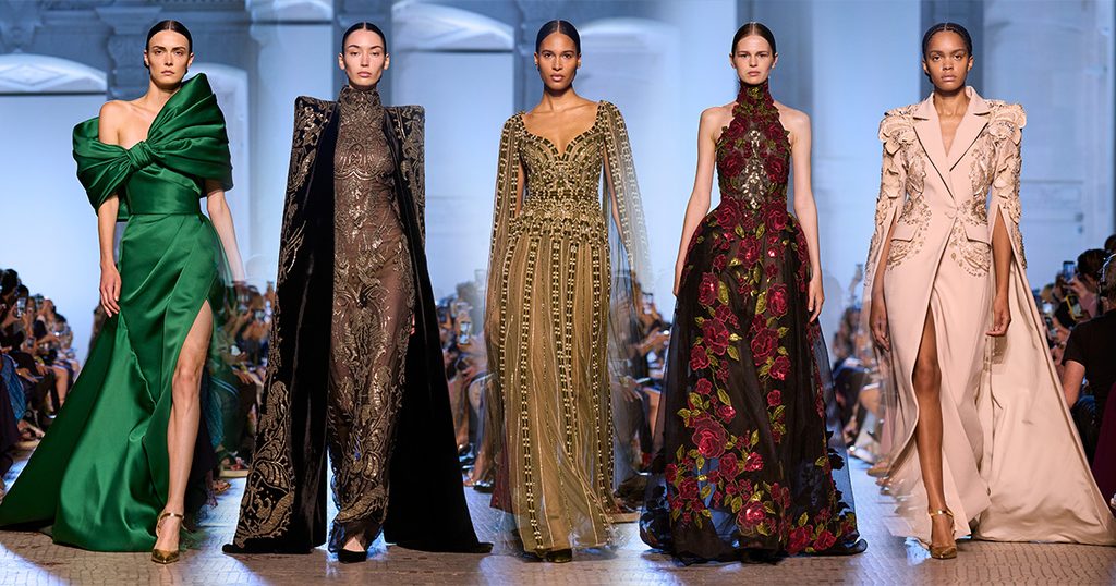 اجمل فساتين ايلي صعب