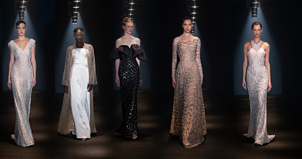 فساتين سهرة ناعمة