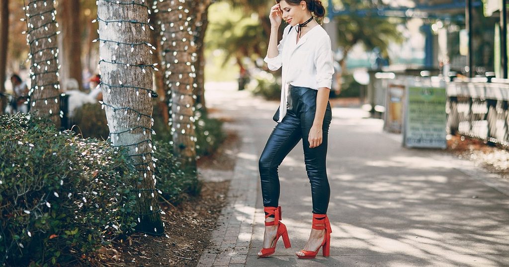 احذية كعب متوسط للمراهقات