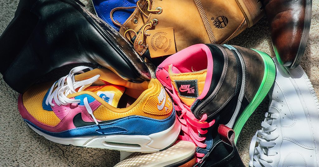 أحدث صيحات حذاء رياضي بكعب عالي