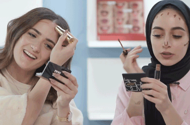 بالفيديو، رسم الأيلاينر وتطبيق الكونتور بالمقلوب