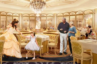 ديزني لاند باريس تقدم تجربة ملكية فاخرة بالتزامن مع إعادة الافتتاح لفندق ديزني لاند الشهير