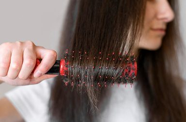 علاج تساقط الشعر في المنزل