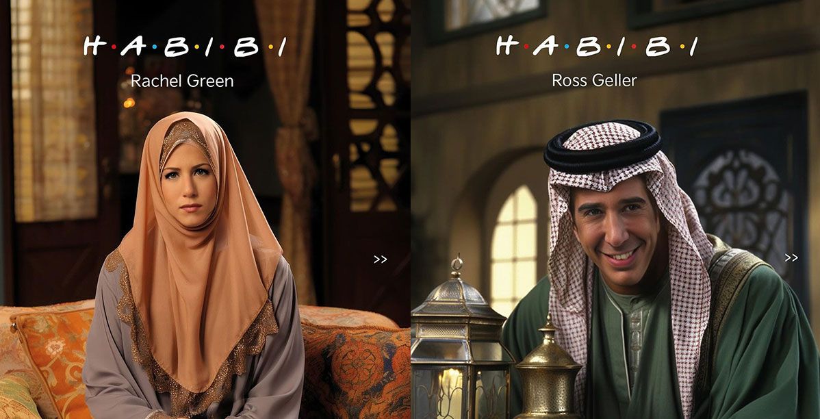 كيف سيبدو أبطال مسلسل فريندز إن كانوا عرب
