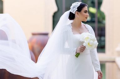 أول اللقطات والصور من حفل زفاف دانيا الشافعي