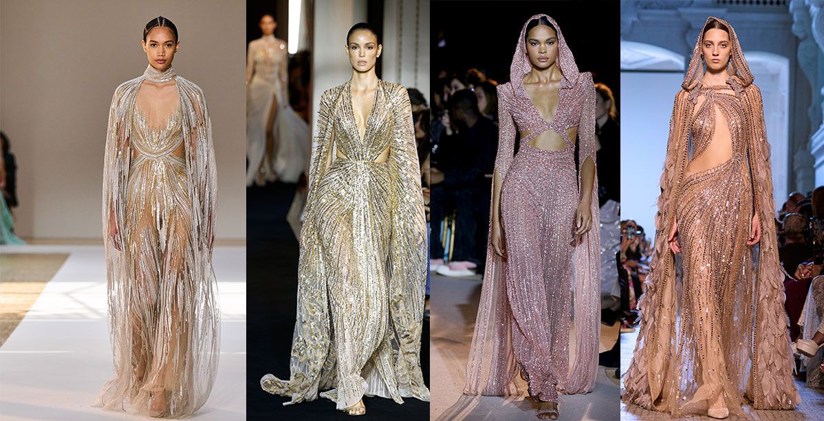 تصاميم ايلي صعب وزهير مراد