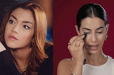 بالفيديو، مكياج عليا وفاي في مسلسل كريستال