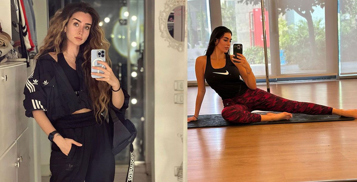 صور النجمات بملابس الرياضة