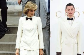 ايما كورين باطلالة استوحتها من ليدي ديانا