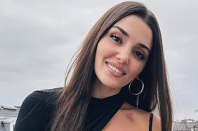 هاندا ارتشيل تسحر الأنظار بفستان أحمر