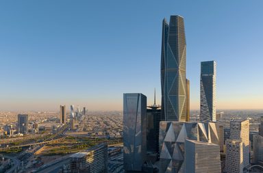 ناطحة السحاب الأطول في العالم قيد الإنشاء في الرياض