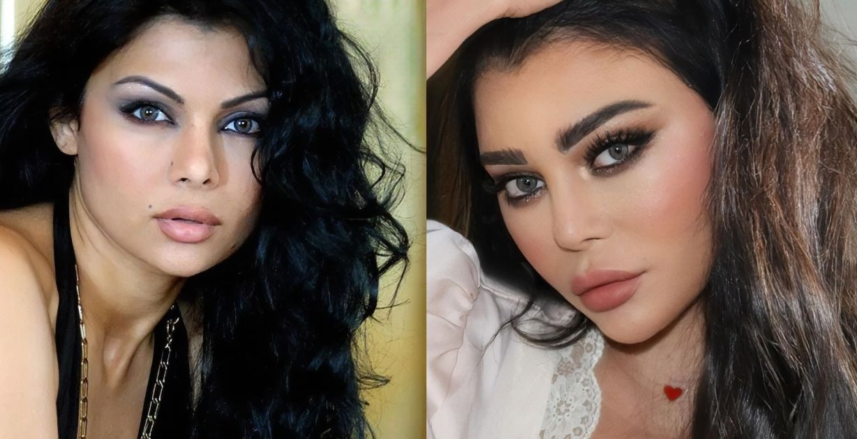 نجمات ازددن جمالا بعد تعريض الحواجب