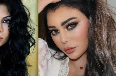 نجمات ازددن جمالا بعد تعريض الحواجب