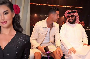 _حلبة النار_ تجمع ياسمين صبري وكريستيانو رونالدو وغياب مريب لجورجينا رودريغيز