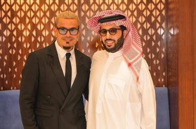 تركي آل الشيخ وعمرو دياب