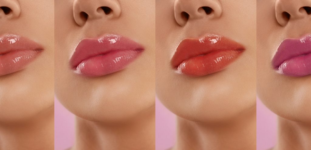 الوان احمر الشفاه الجميلة
