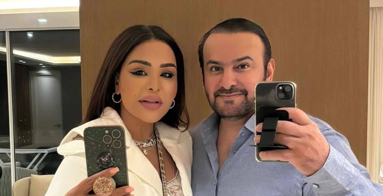 أحلام تفاجئ زوجها مبارك بعيد ميلاده وهو يدللها بطريقته!