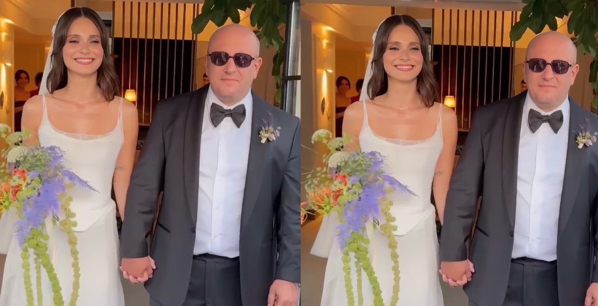 بعد 5 سنوات من الحب نجوم تركيا يحتفلون في زفاف ميريتش أرال وسركان كسكين