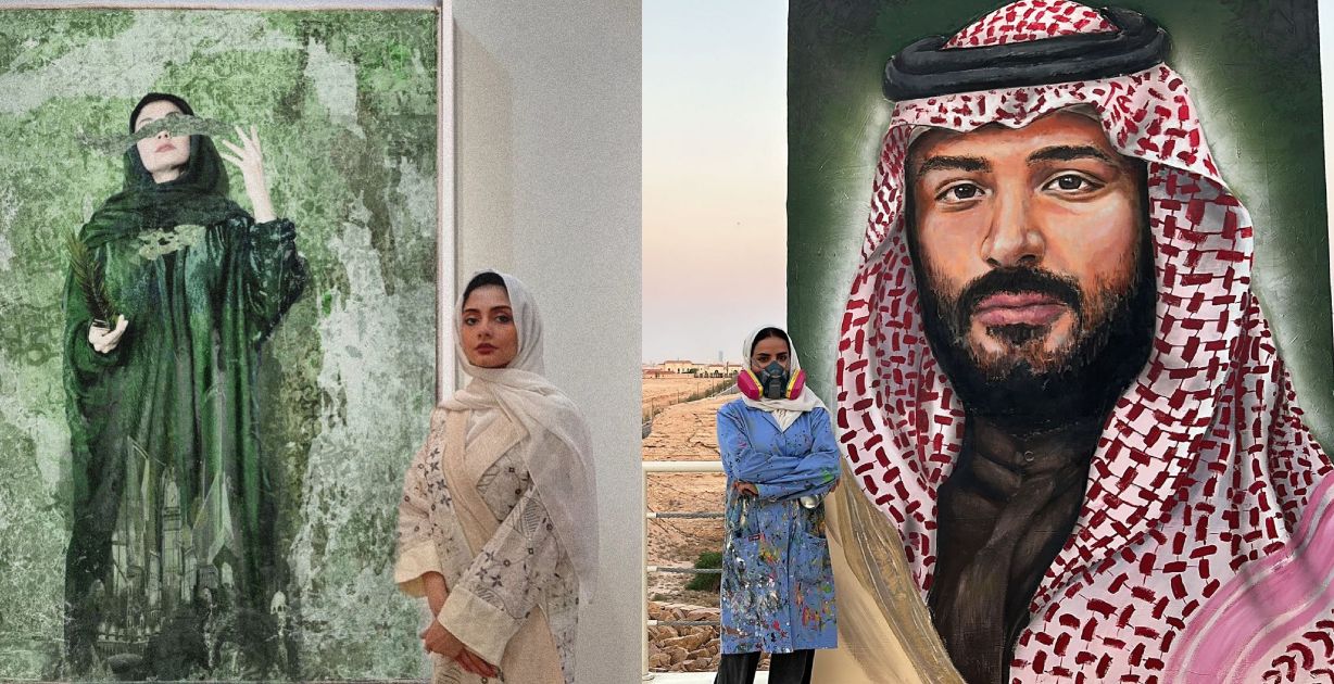 رسامات وفنانات تشكيليات سعوديات رسمن ملامح الوطن بأبهى اللوحات