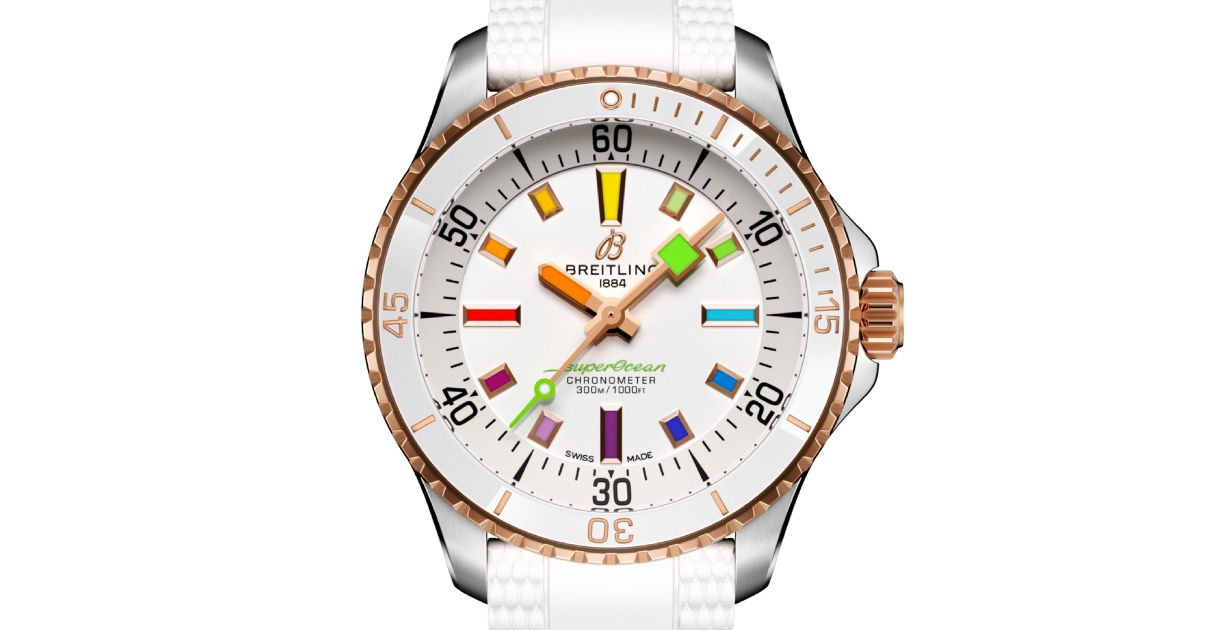 الصور من المكتب الإعلامي لعلامة بريتلينغ Breitling