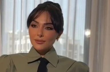 لقطات حصرية من إطلالة ساشا دحدوح الراقية بتصميم داليدا عياش في قمة فوربس للمرأة