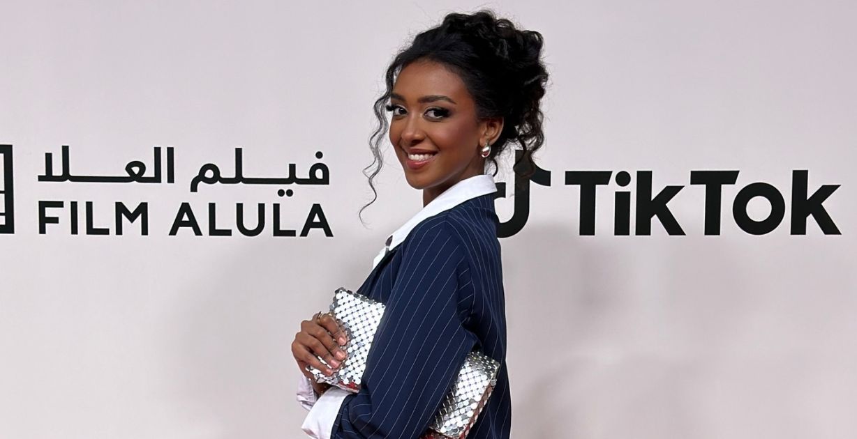 الممثلة المصرية حنين سعيد من مهرجان البحر الأحمر