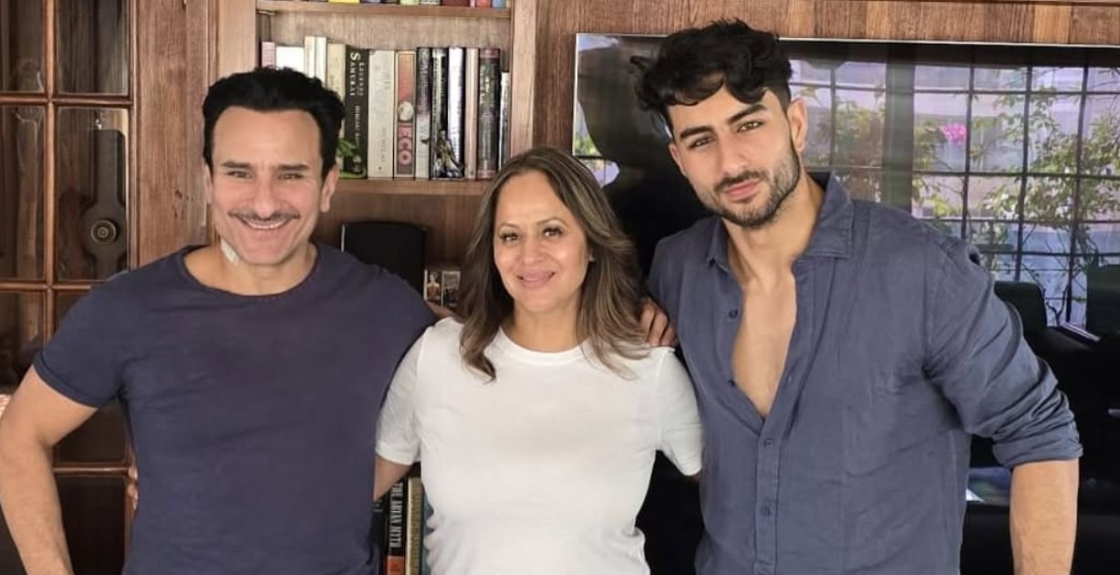 سيف علي خان يظهر للمرة الأولى بعد حادثة الطعن