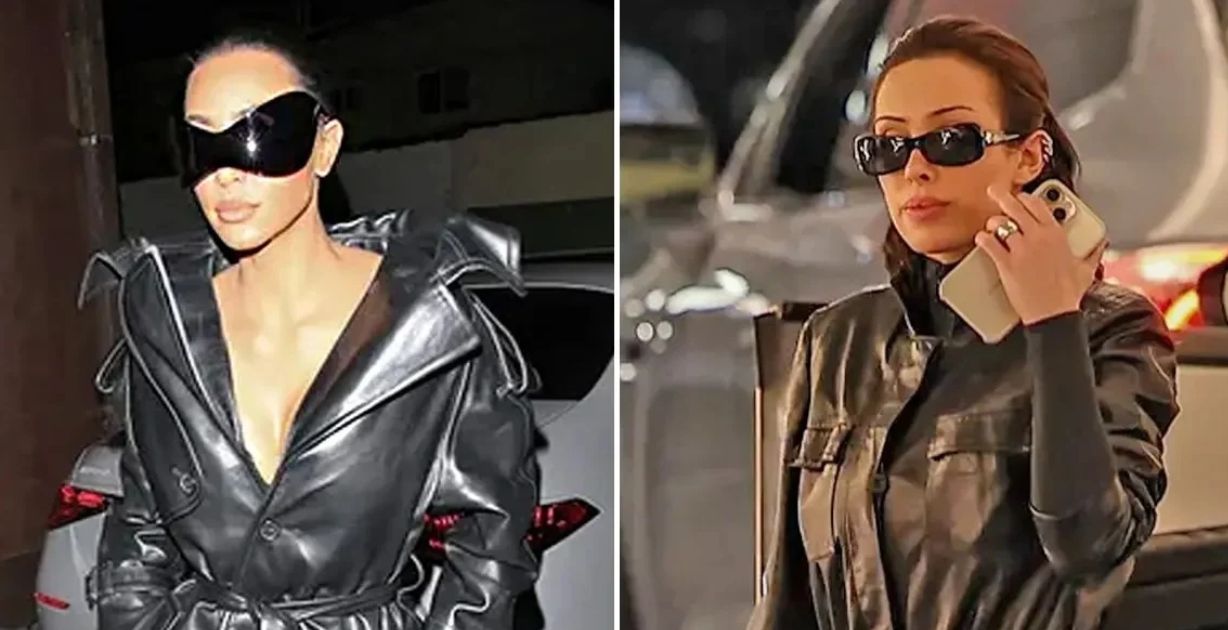 التشابه بين إطلالة كيم كارداشيان و بيانكا سينسوري يثير الجدل