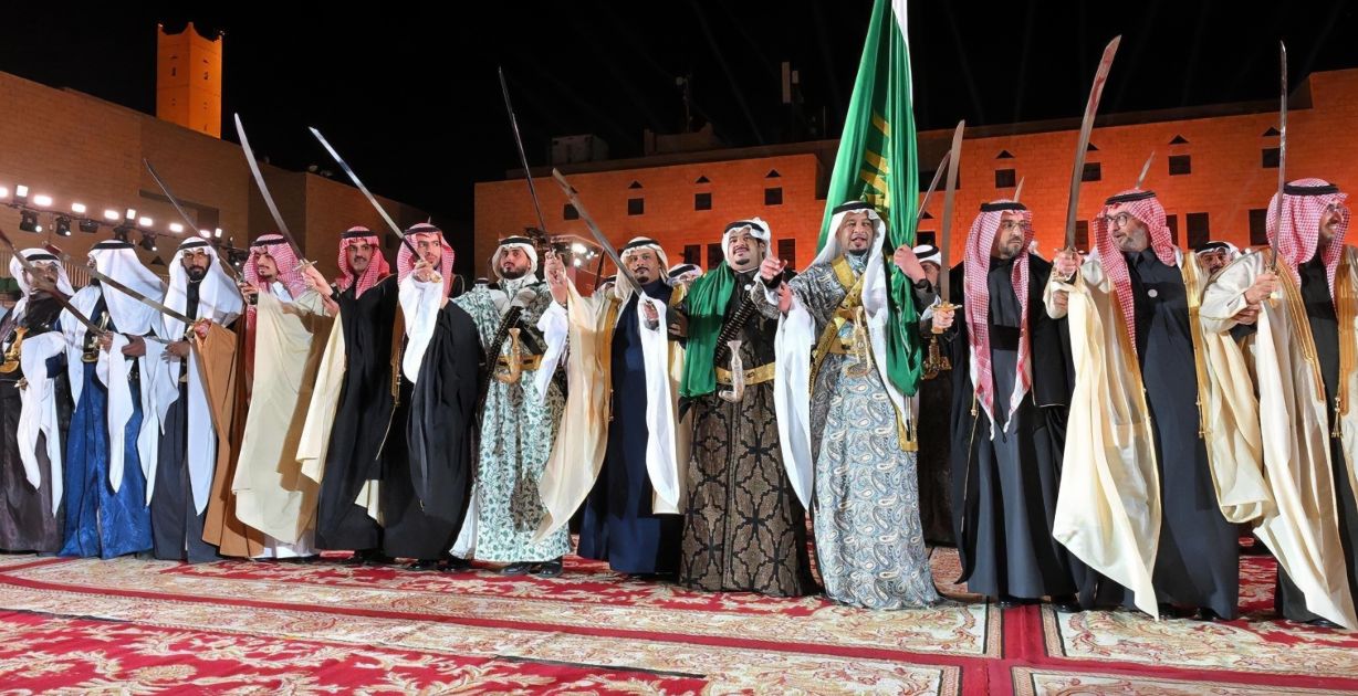 تسجيل أكبر عرضة سعودية في موسوعة "غينيس" بقصر الحكم احتفاءً بيوم التأسيس