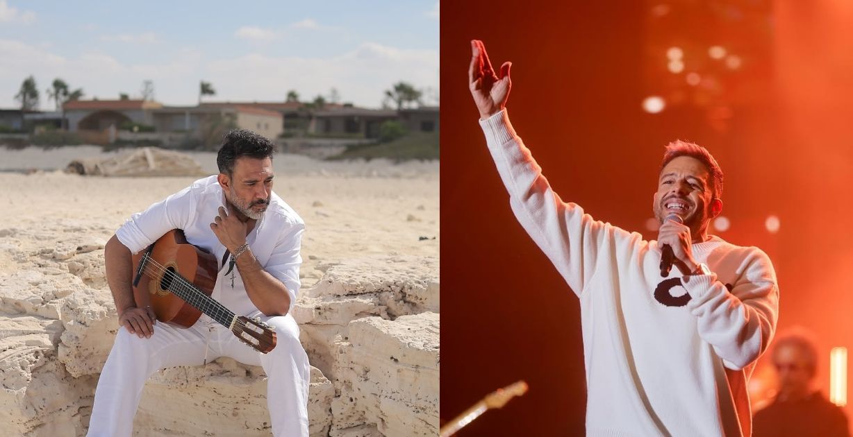 بالصور: الظهور الأول لعمرو مصطفى ومحمد حماقي بعد وعكتهما الصحية