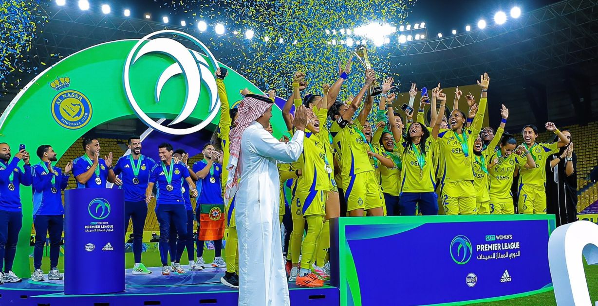 فريق النصر للسيدات يتوّج بلقب الدوري السعودي الممتاز لكرة القدم