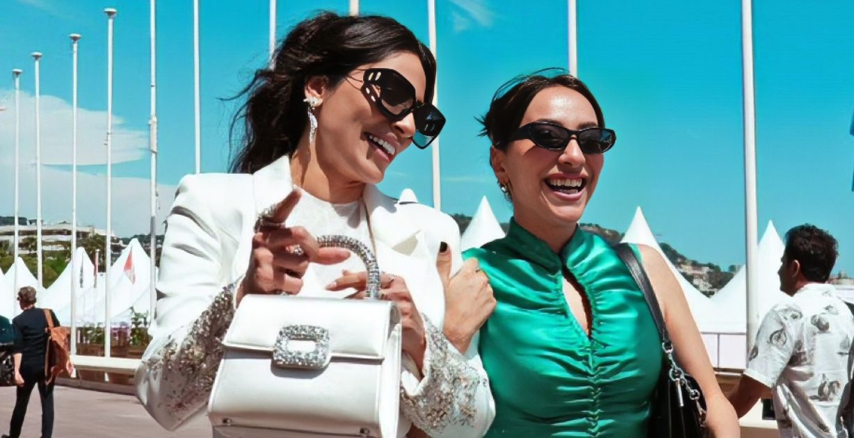 إلهام علي وسارة طيبة إطلالات بألوان الوطن في مهرجان كان السينمائي 2025