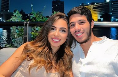 عادل إمام جونيور الحفيد الأكبر للزعيم يستعد لحفل زفافه... شاهدي جمال العروس!