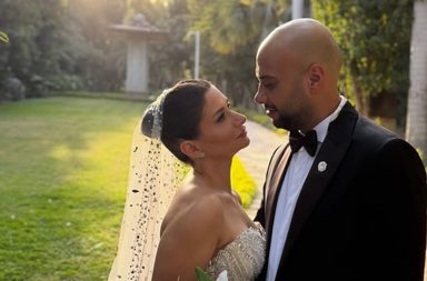 النجوم يجتمعون في حفل زفاف حاتم صلاح في قصر محمد علي