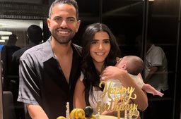 رضيع ريم سامي يدخل العناية المركّزة بعد إصابته في حادث تصادم