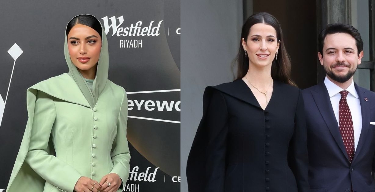 يارا النملة تتألق بنفس فستان الأميرة رجوة مضيفة لمستها الخاصة في عرض المصممة منى الشبل