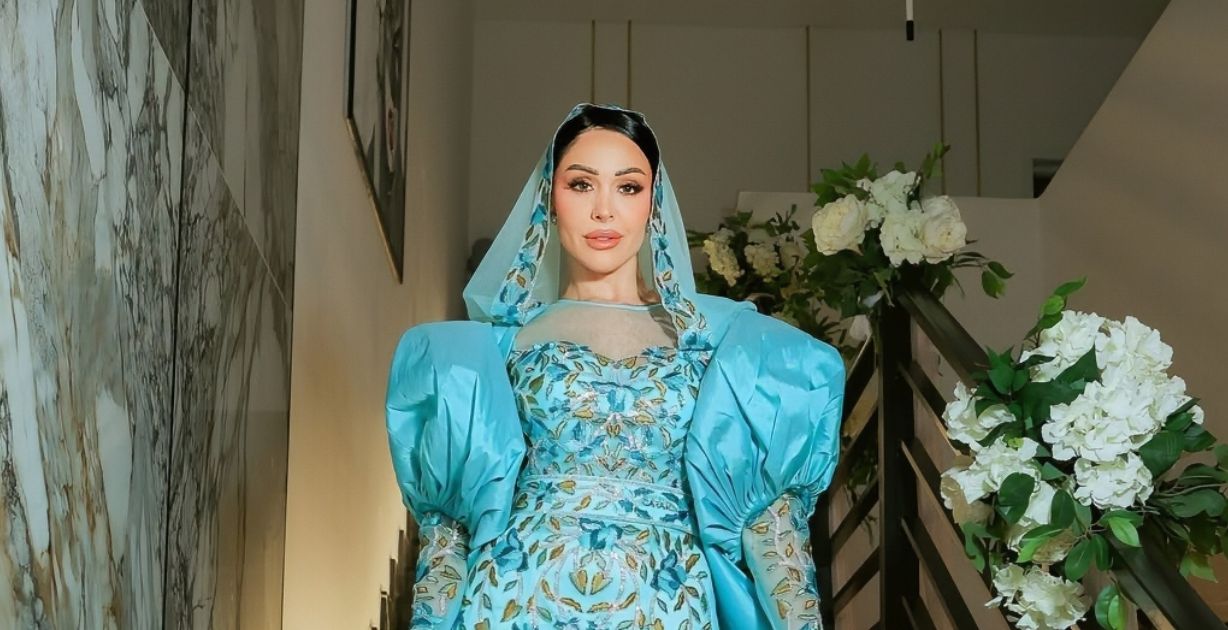 العروس هيا كرزون تخطف الأنظار في حفل زفاف أسطوري في دبي