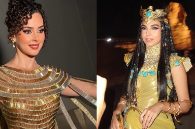 نجمات مصر يتنافسن على لقب أجمل اطلالة فرعونية في حفل افتتاح المتحف المصري