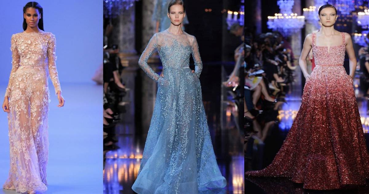 تصاميم فساتين إيلي صعب لربيع صيف 2014