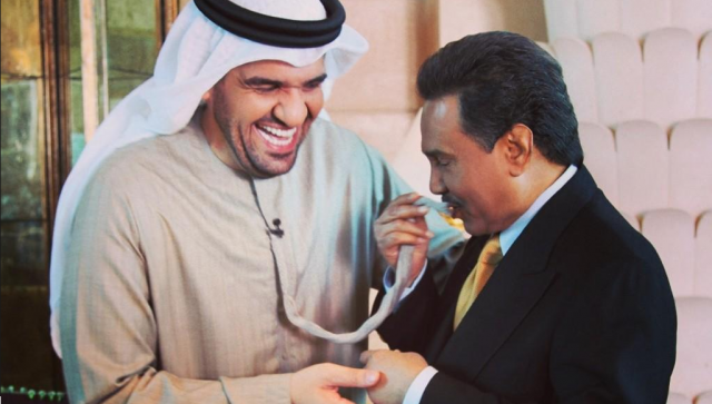 محمد عبده في ضيافة حسين الجسمي