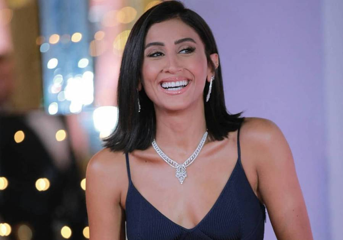 هكذا احتفل عمرو دياب بعيد ميلاد دينا الشربيني