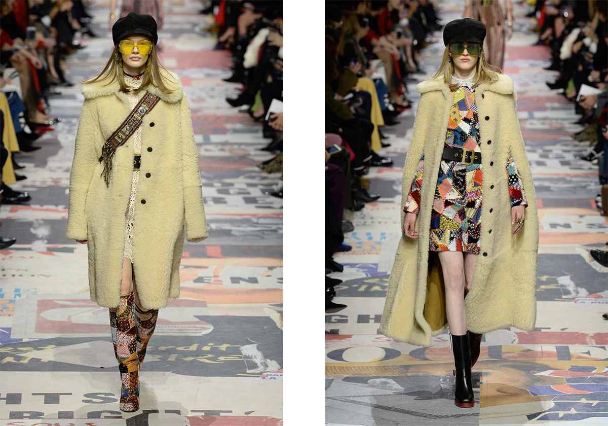 معطف الفرو Shearling