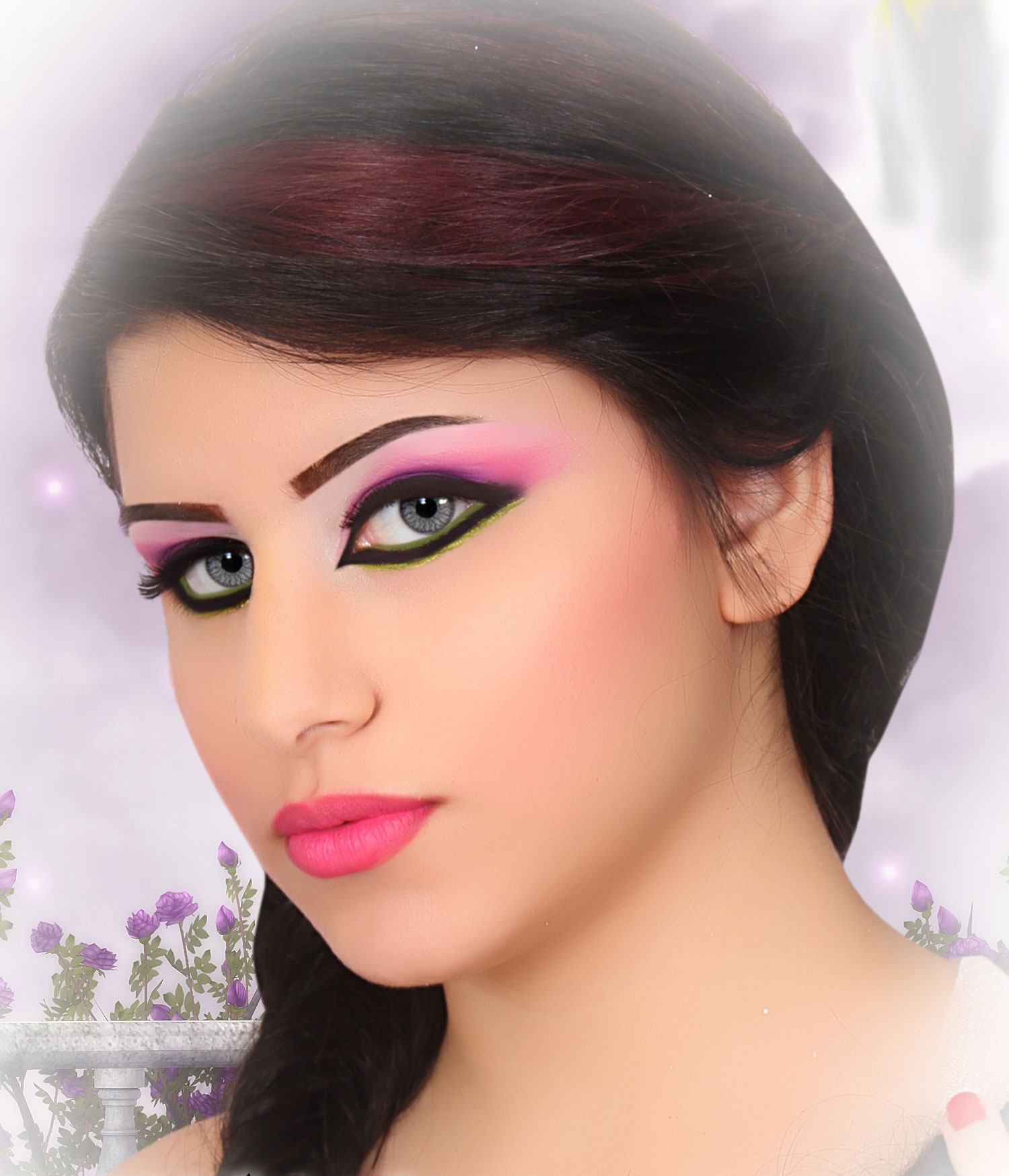 عمل مكياج خليجي بالخطوات